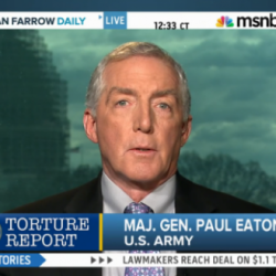 Paul Eaton Discusses CIA Torture Report with MSNBC’s Ronan Farrow